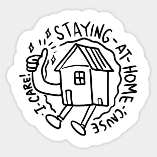 Stay at home Sticker